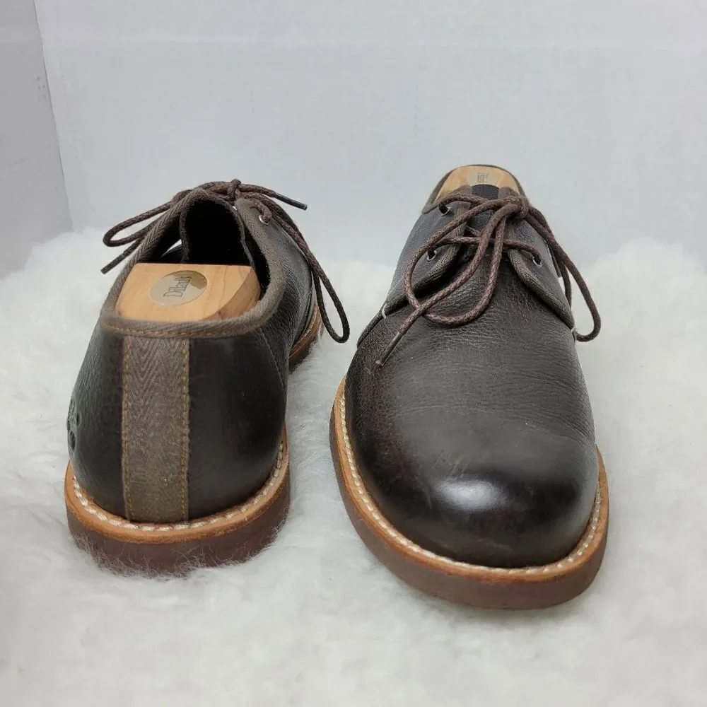 Timberland Earthkeepers Stormbuck Lite Oxford Brown Leather Shoes Size 10.4